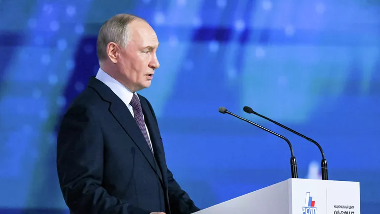 Путин дал старт строительству нового здания Наццентра "Россия" в Москве