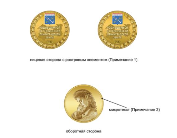 В Ленобласти обновлен дизайн медали, которую вручают новорожденным жителям региона.