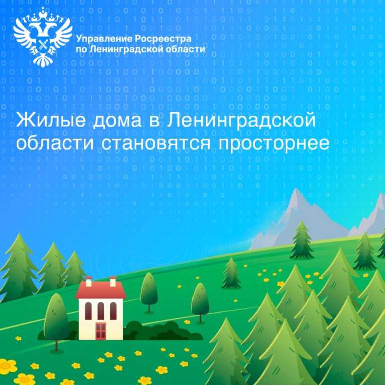 Жилые дома в Ленинградской области становятся просторнее