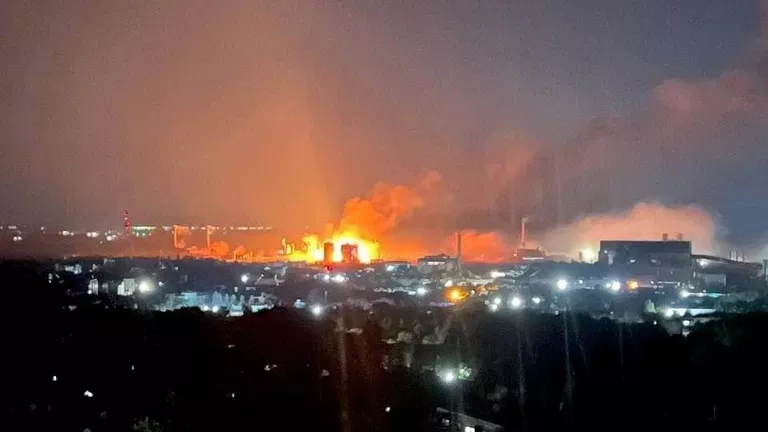 На металлургическом комбинате в Днепродзержинске остановили две доменные печи