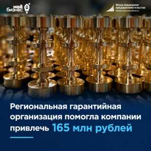Поручительство РГО помогло компании привлечь 165 млн рублей