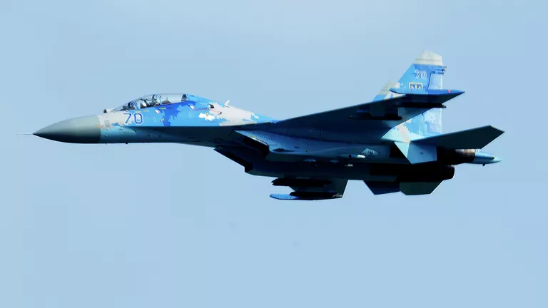 ВВС Украины сообщили о потере истребителя Су-27 во время боевого задания