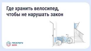 Хранение велосипедов в МКД: что говорит закон