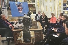 Трамп опубликовал карту США с Канадой, Гренландией и Венесуэлой