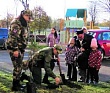 На субботнике все потрудились  на славу
